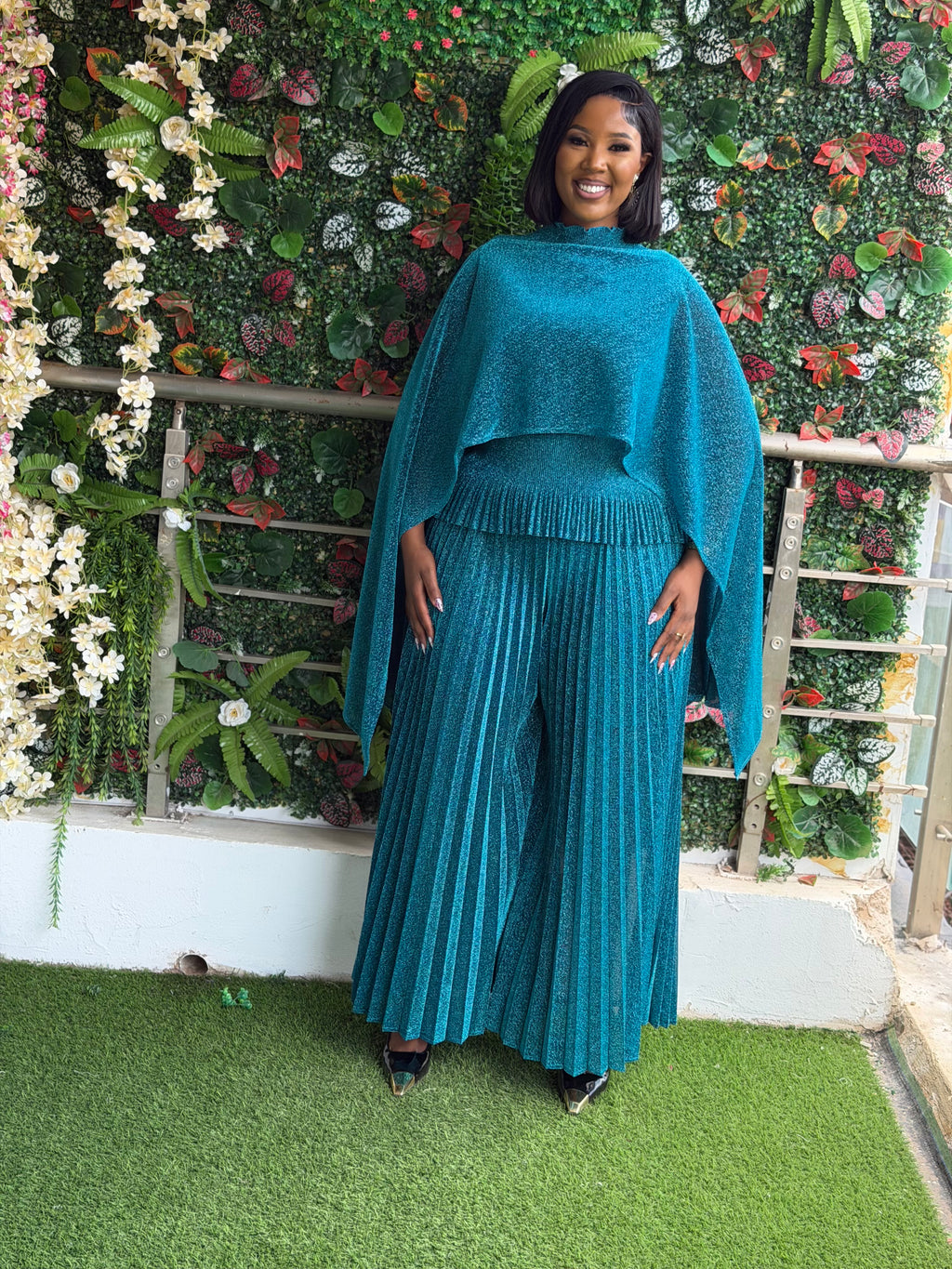 Pallazo with poncho set
