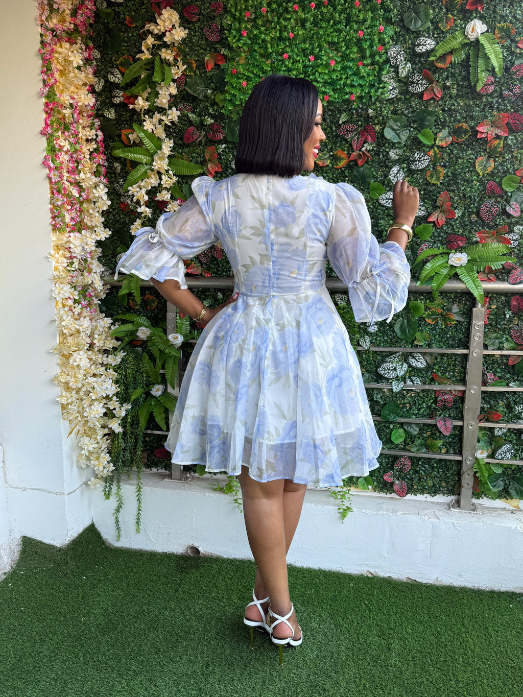 Purple Floral Dress