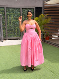 Bubble sleeveless Maxi
