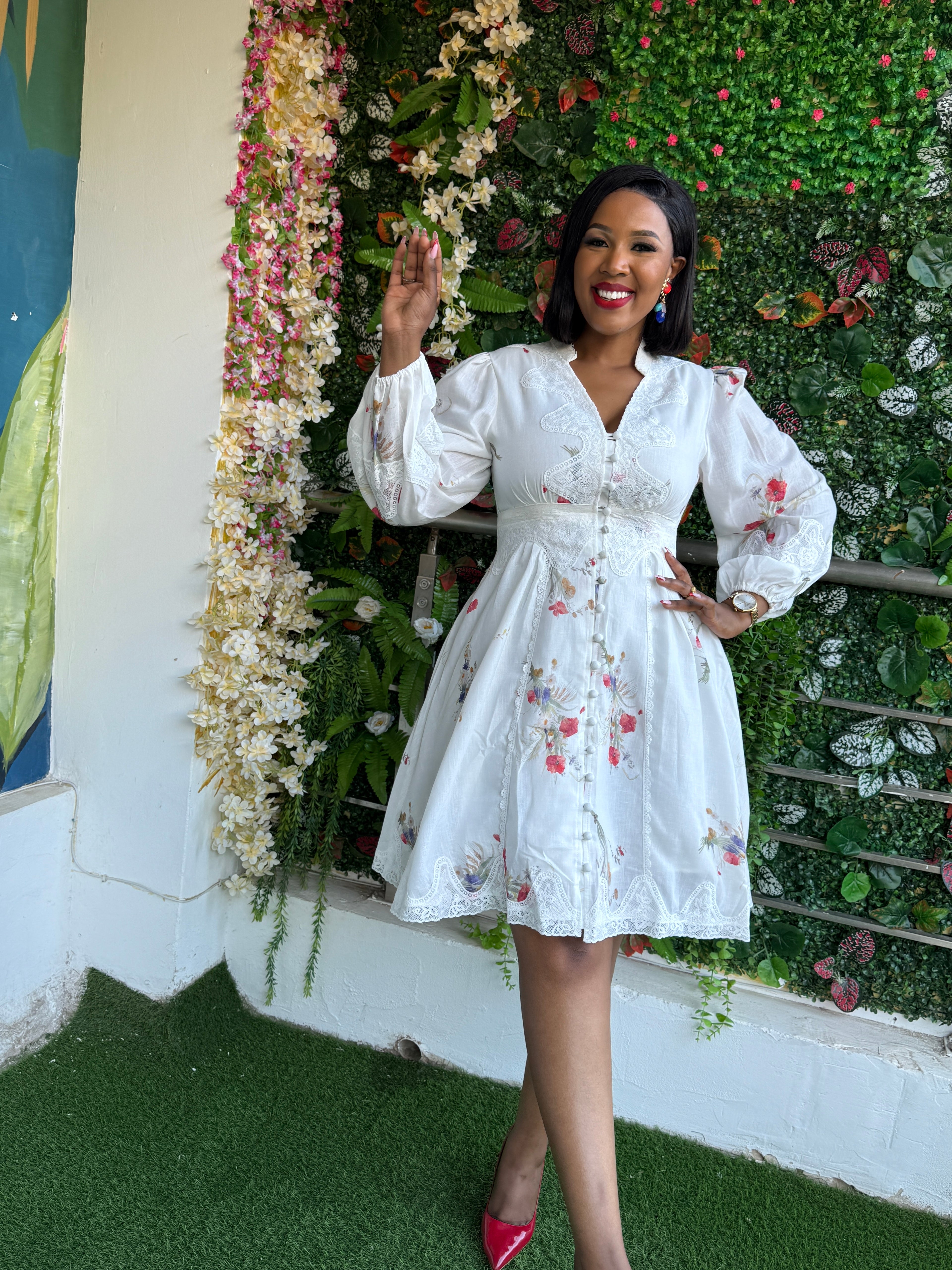 Floral Button Down Dress