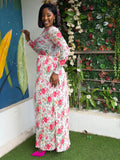 Floral Pleated Skirt Set