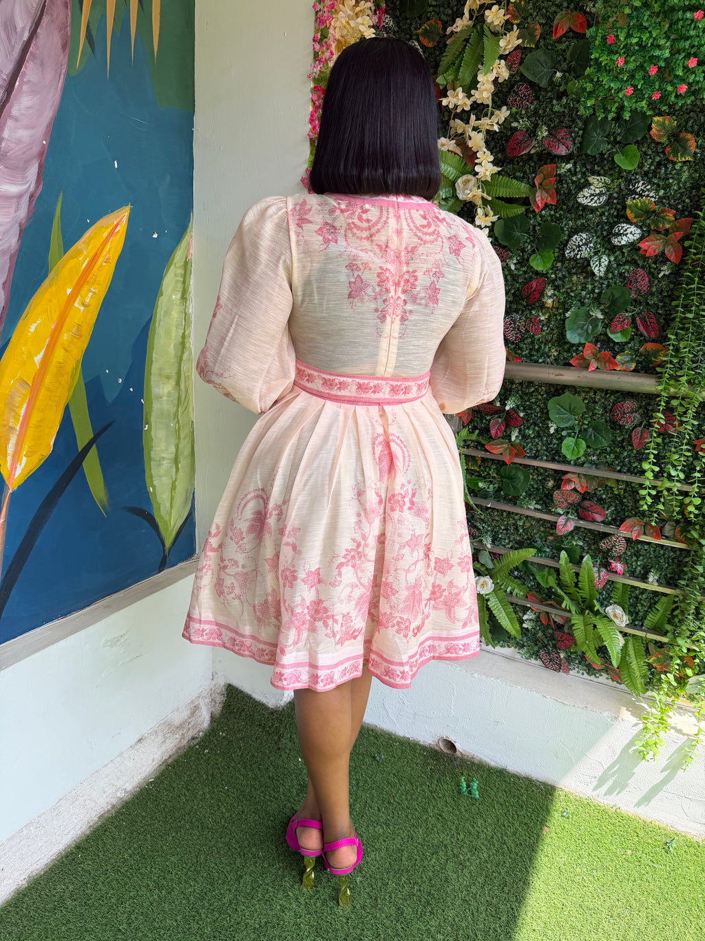 Bold Button Down Dress
