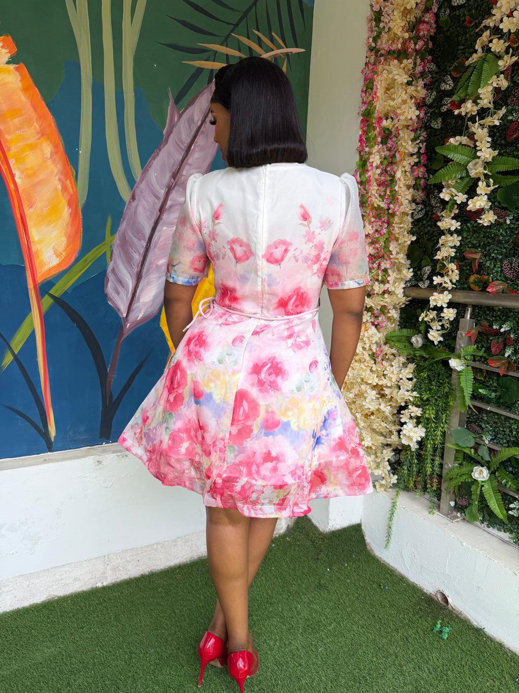 Hot Pink Statement Dress