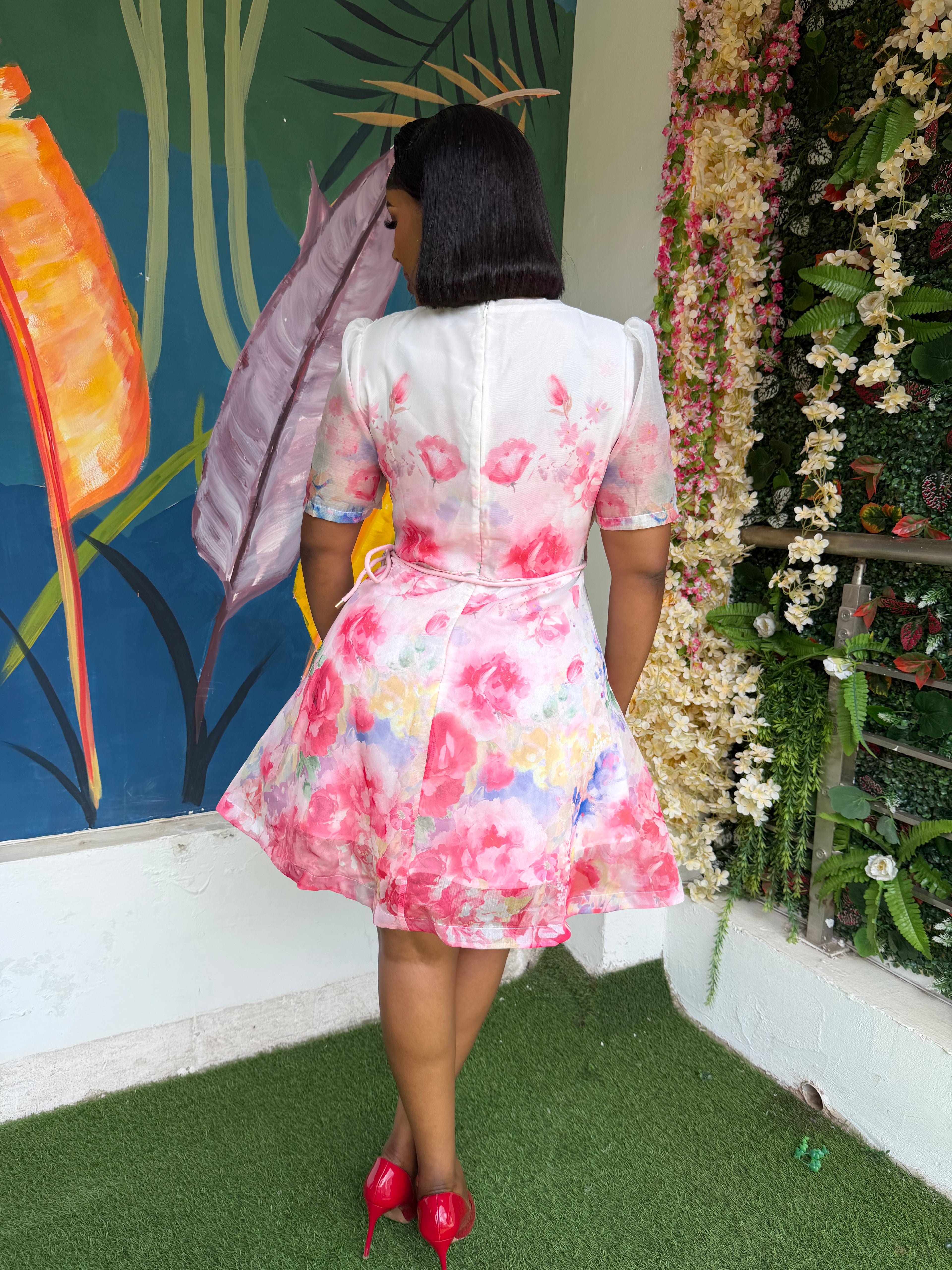 Hot Pink Statement Dress