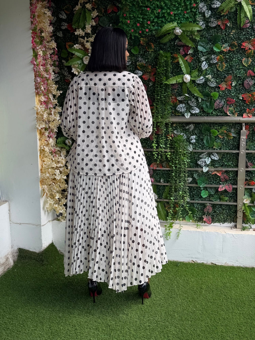 Polka Dot Maxi Skirt