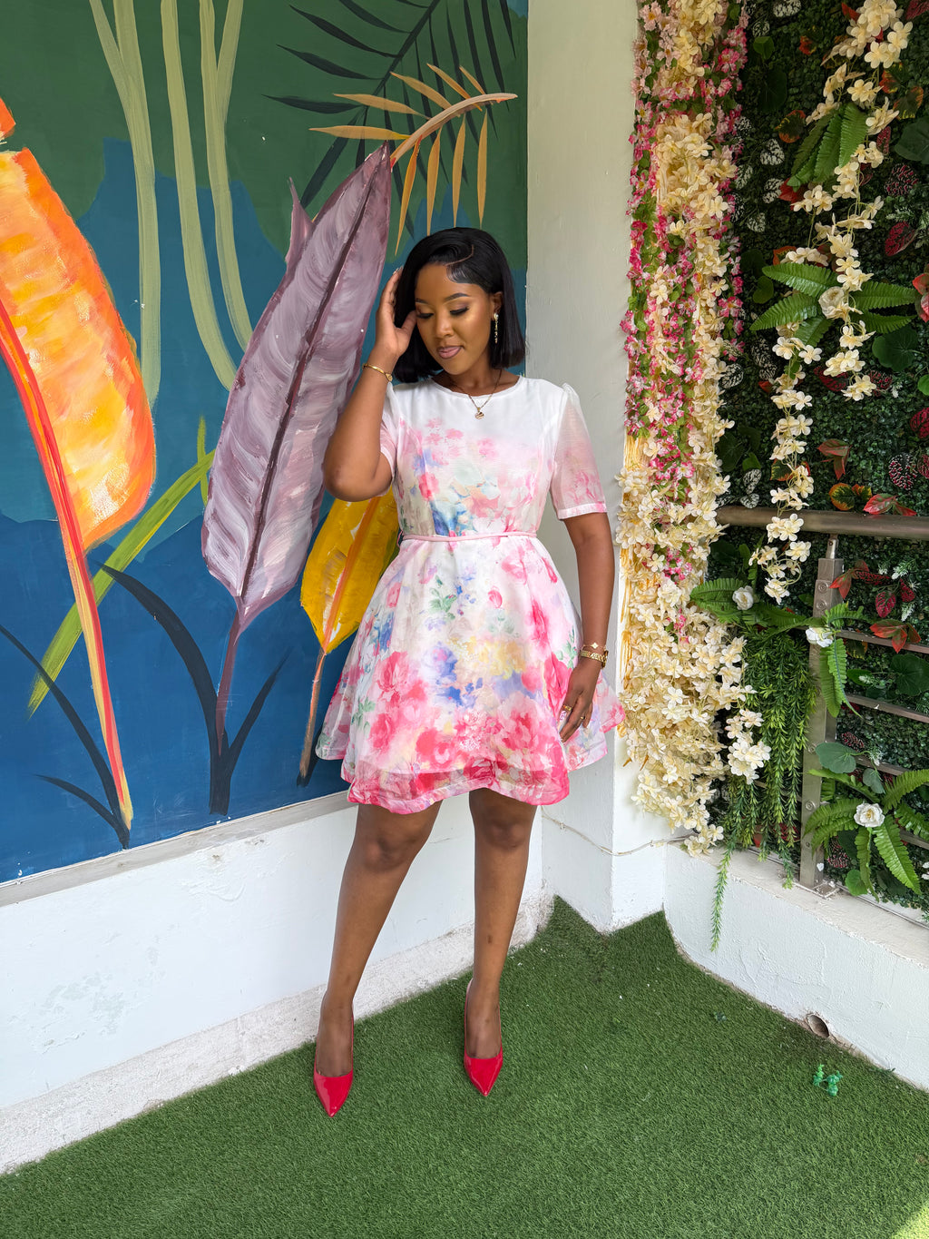 Hot Pink Statement Dress