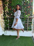 Purple Floral Dress