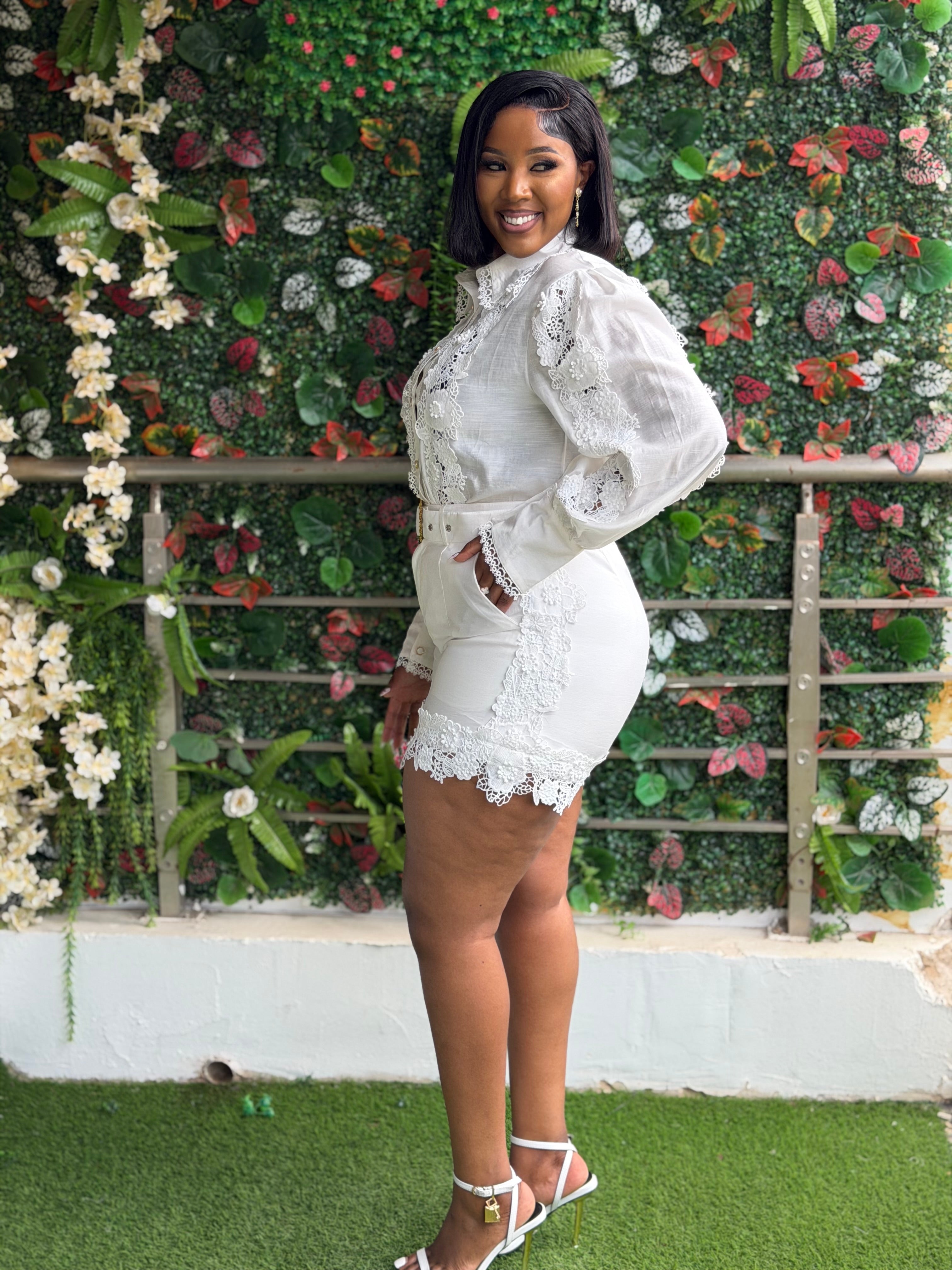 Lace Short Co-ord Set