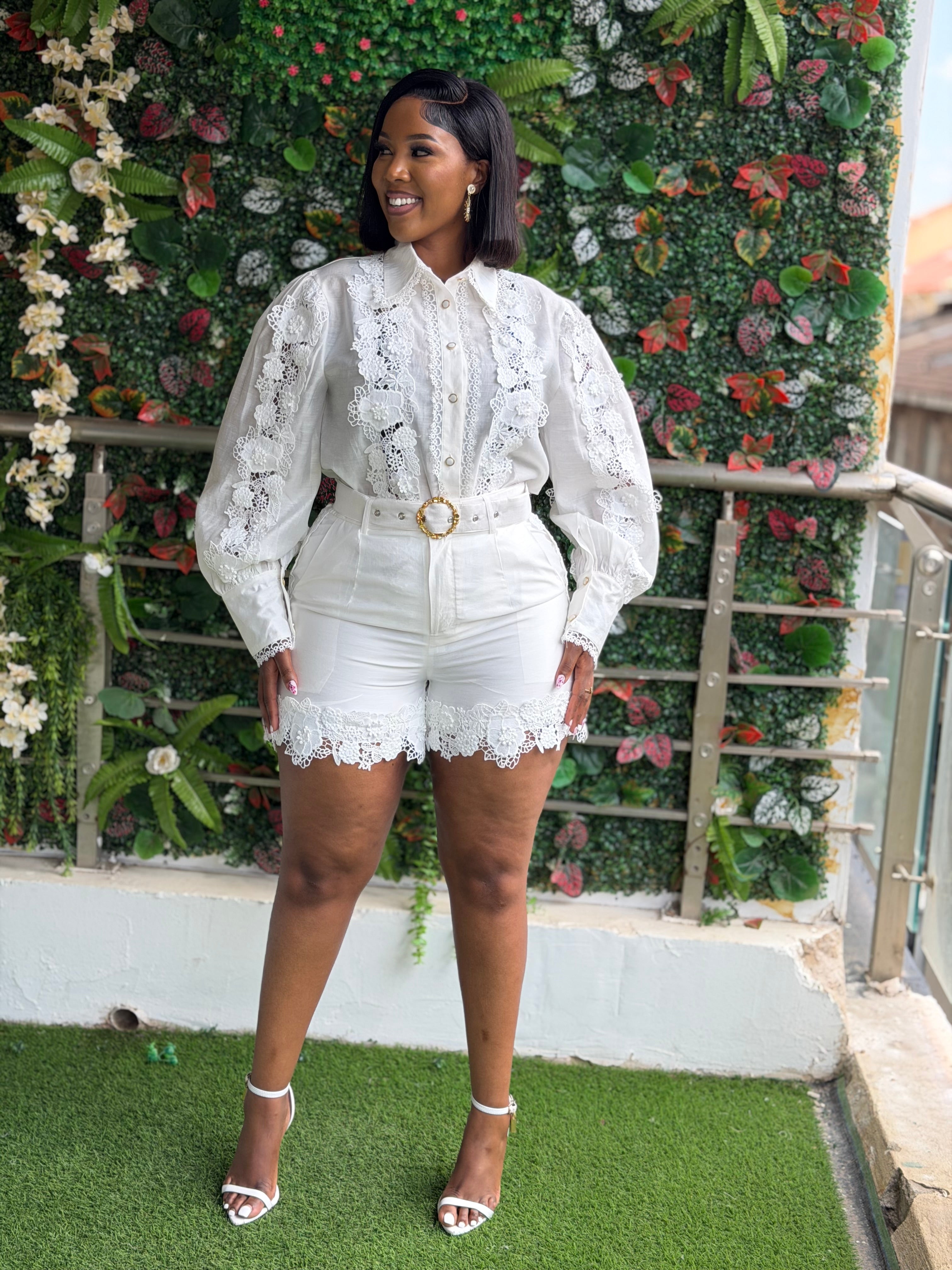 Lace Short Co-ord Set