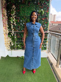 Denim Maxi Dress