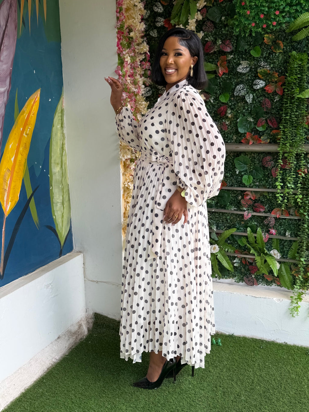 Polka Dot Maxi Skirt