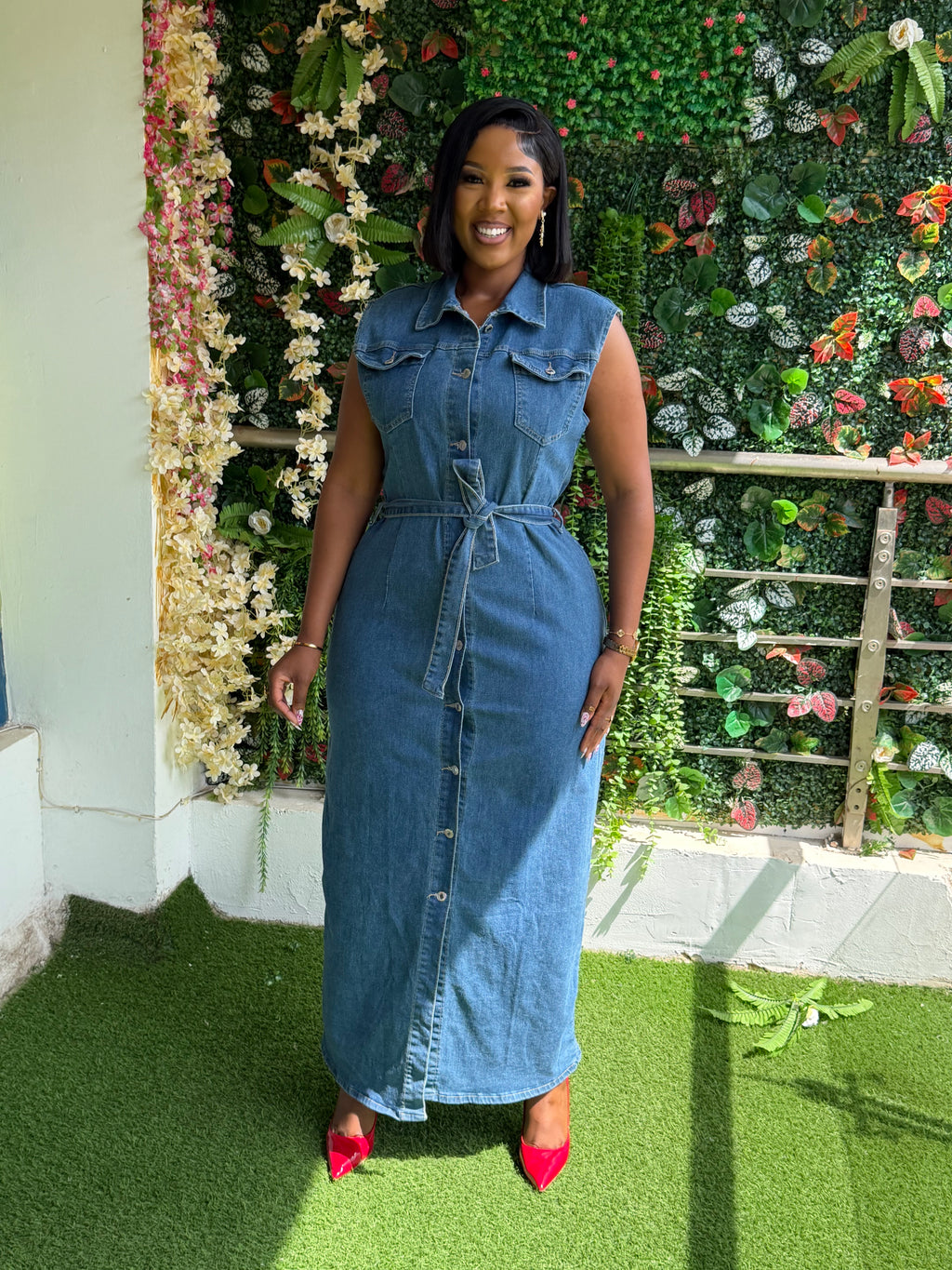 Denim Maxi Dress