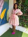 Bold Button Down Dress