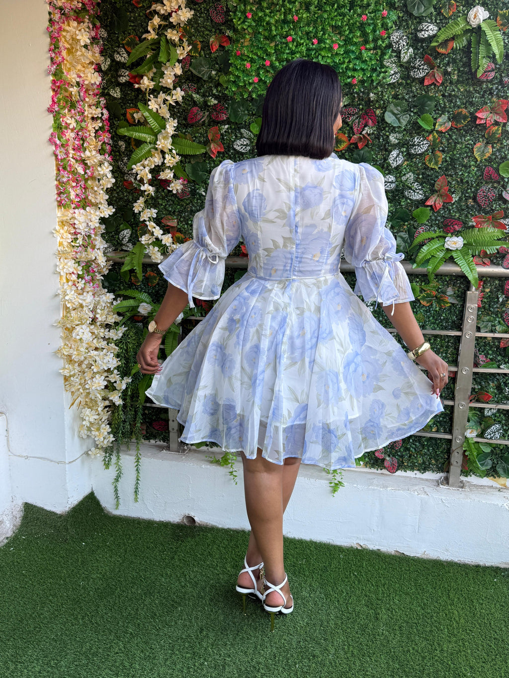 Purple Floral Dress