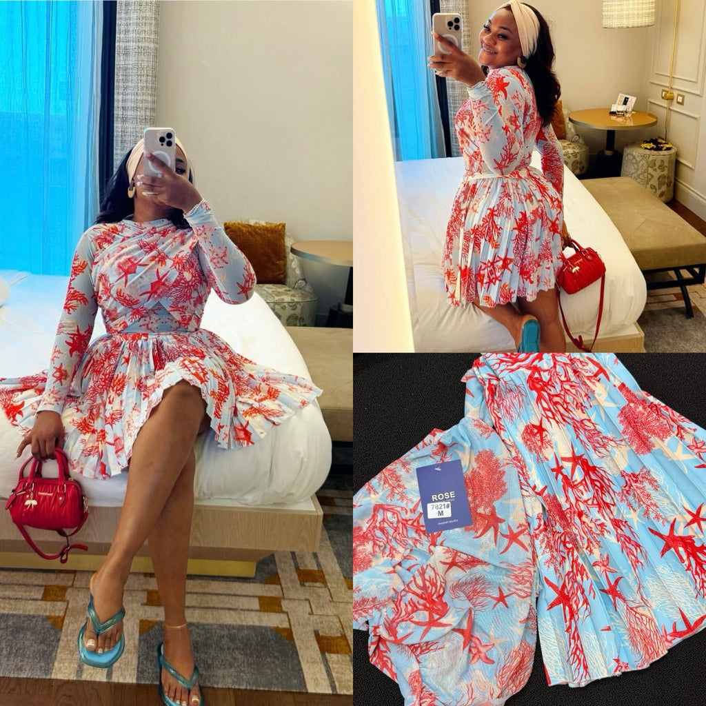 Floral Maxi Skirt Ensemble