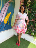 Hot Pink Statement Dress