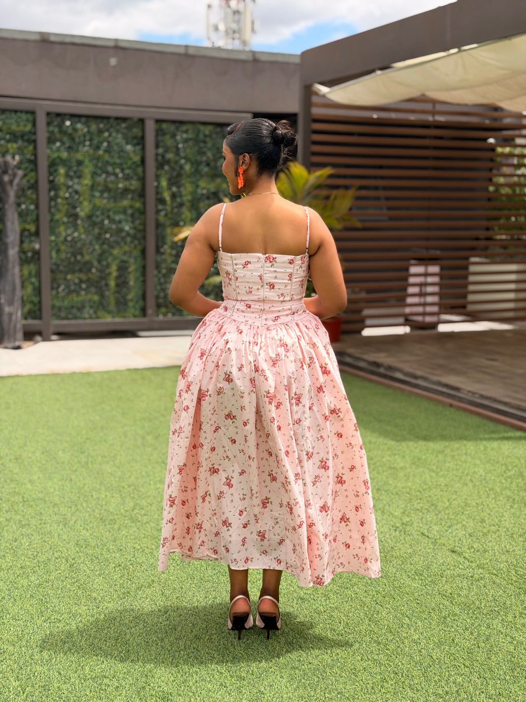 Maxi floral bubble