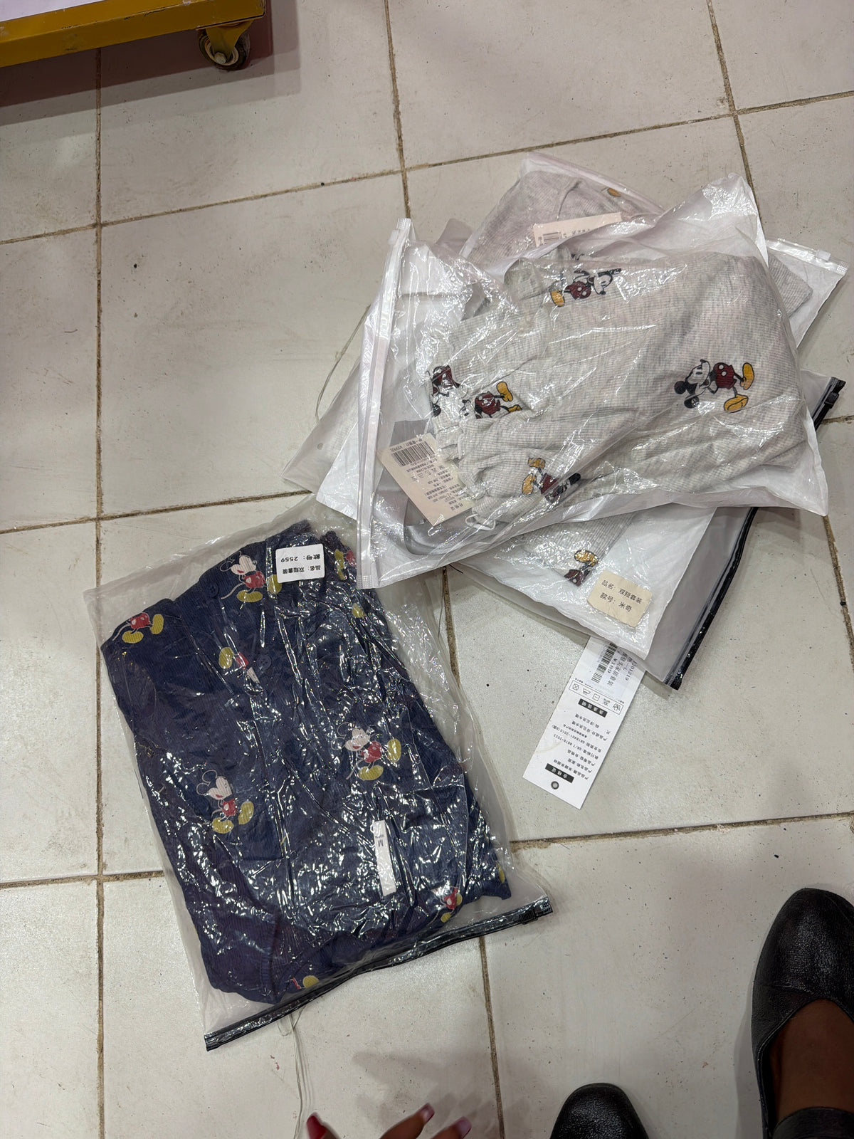 Mickey mouse short set