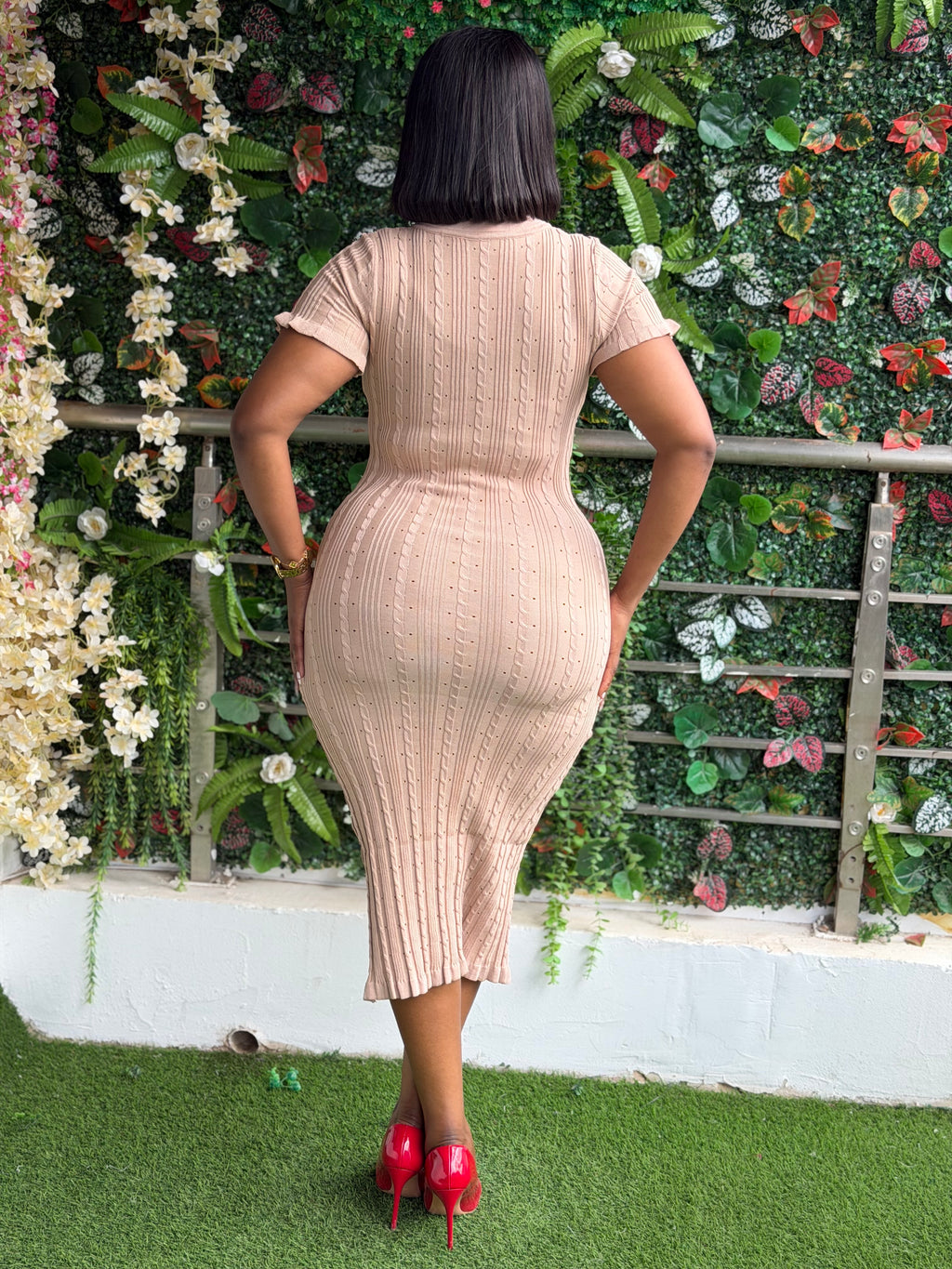 Nude Knit Dress