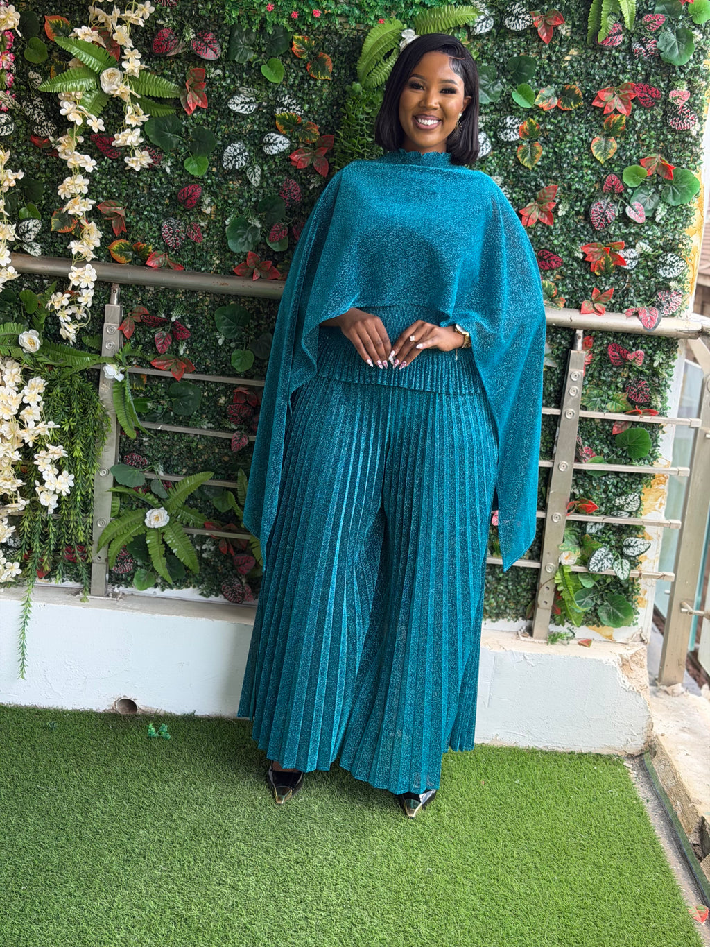 Pallazo with poncho set