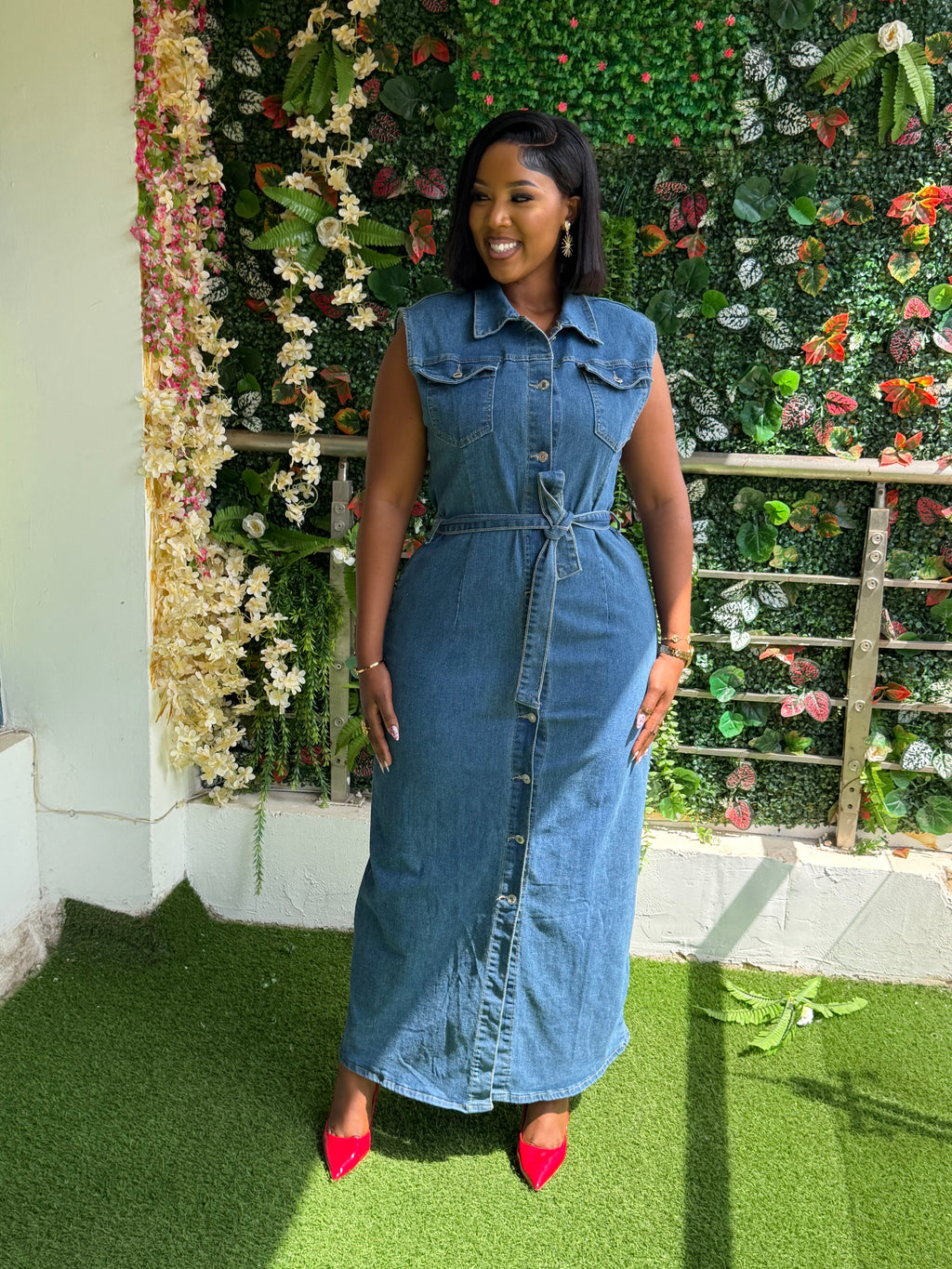 Denim Maxi Dress