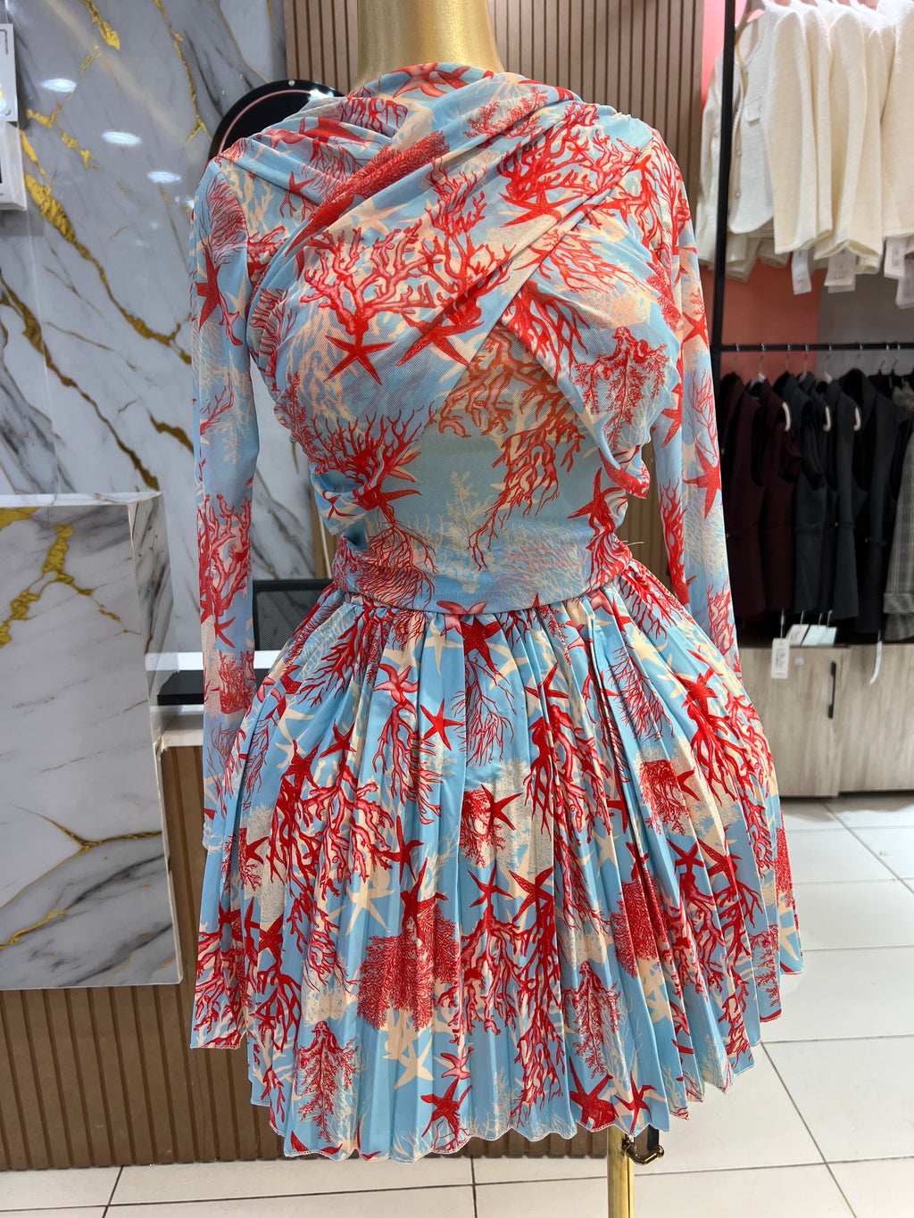 Floral Maxi Skirt Ensemble