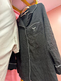 Black with bow pocket