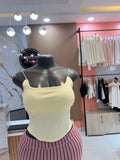 Bust Support Crop Top