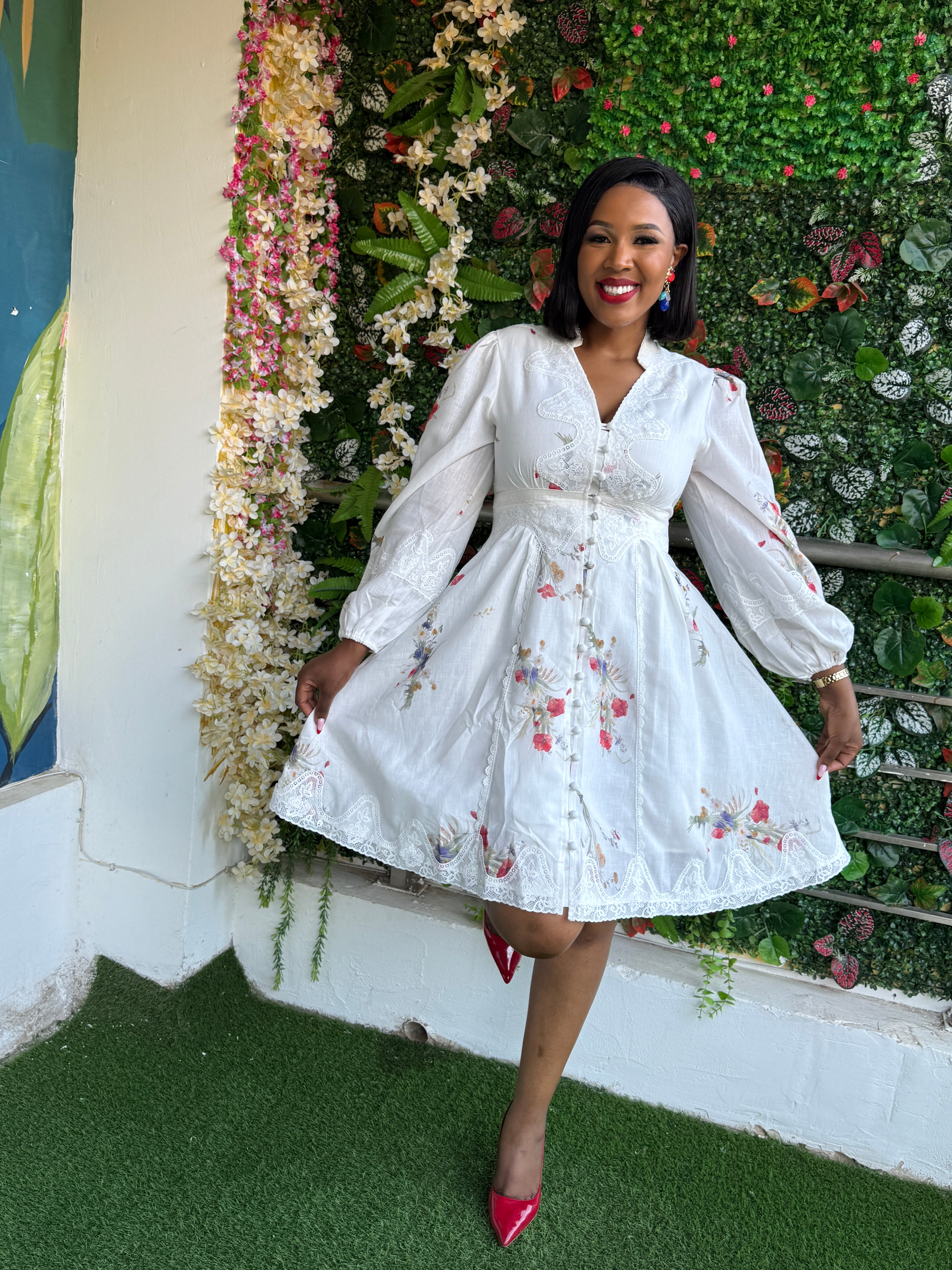 Floral Button Down Dress