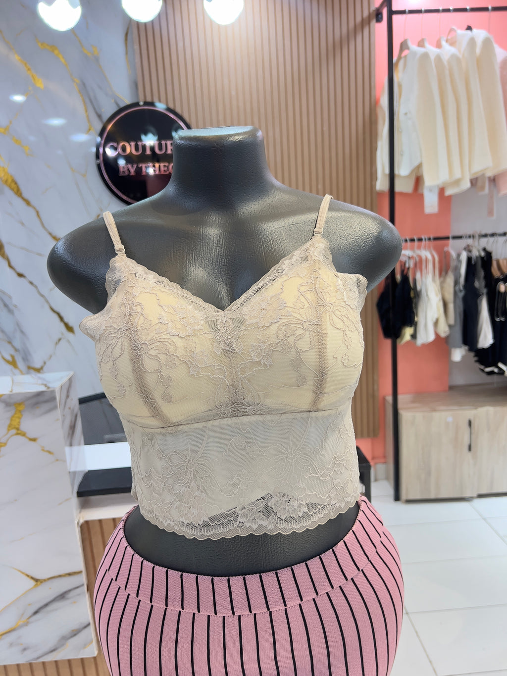 Bust Support Crop Top