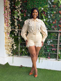 Lace Short Co-ord Set