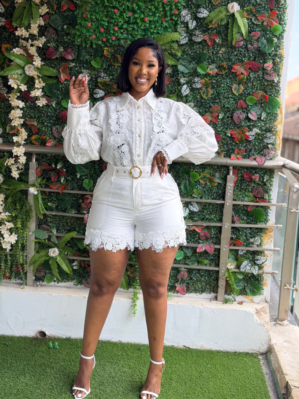Lace Short Co-ord Set