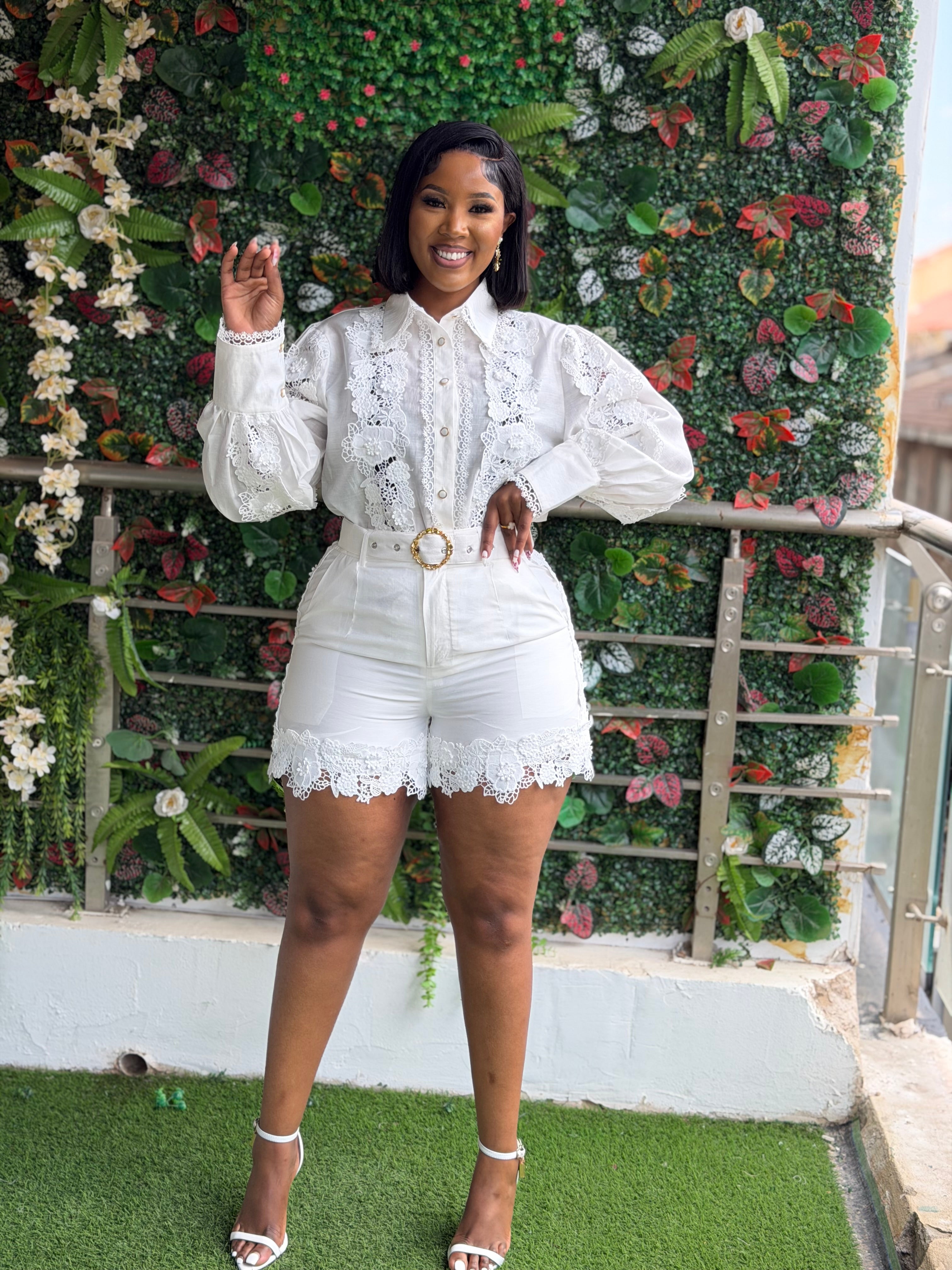 Lace Short Co-ord Set