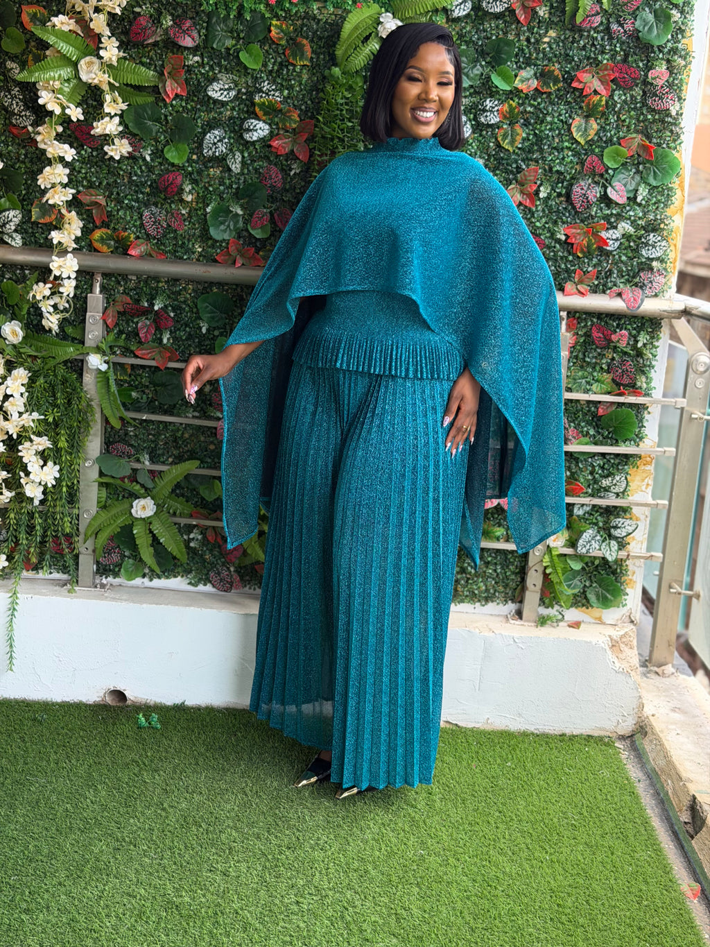 Pallazo with poncho set