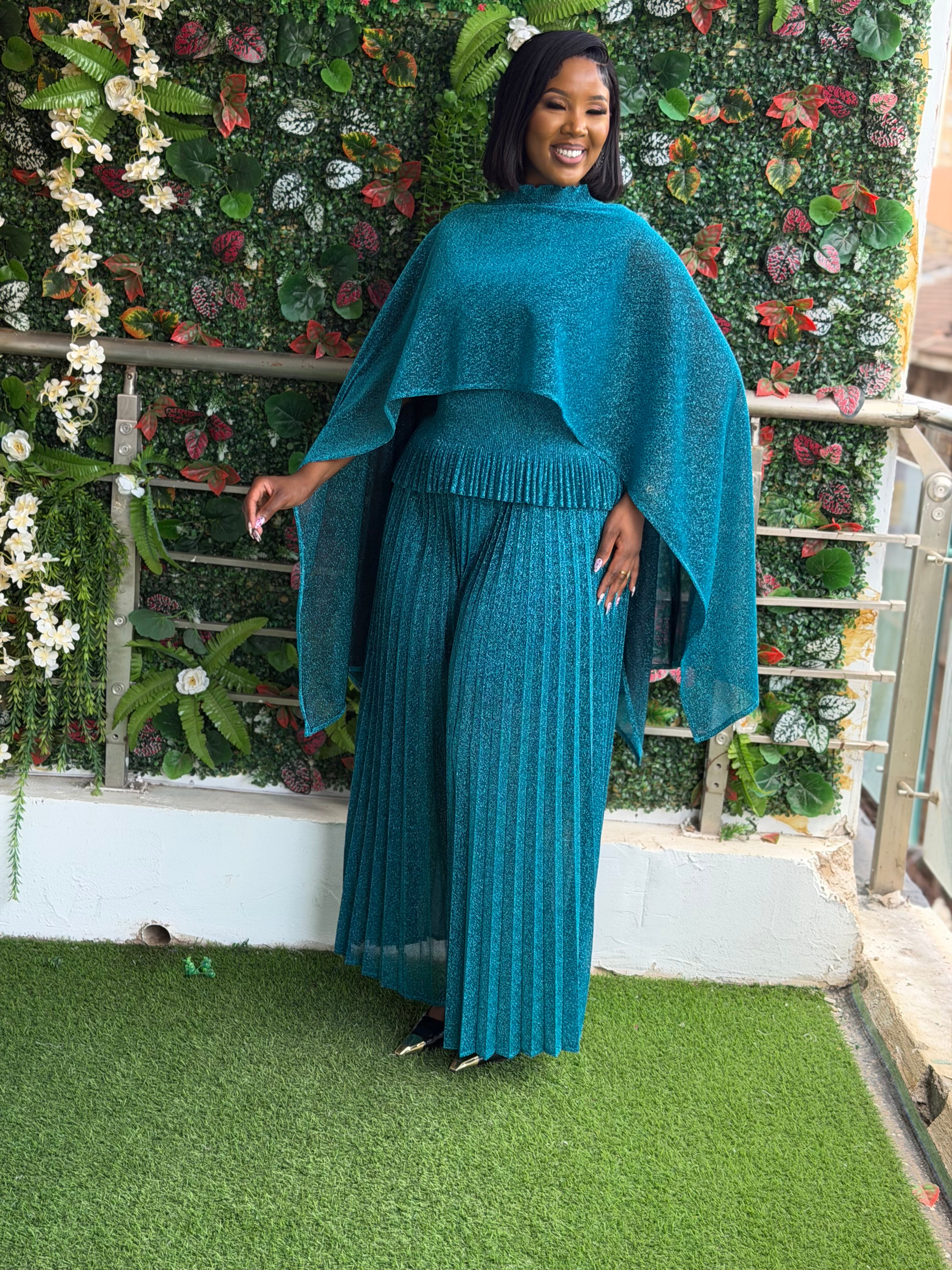 Pallazo with poncho set