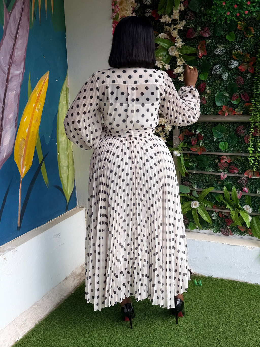 Polka Dot Maxi Skirt
